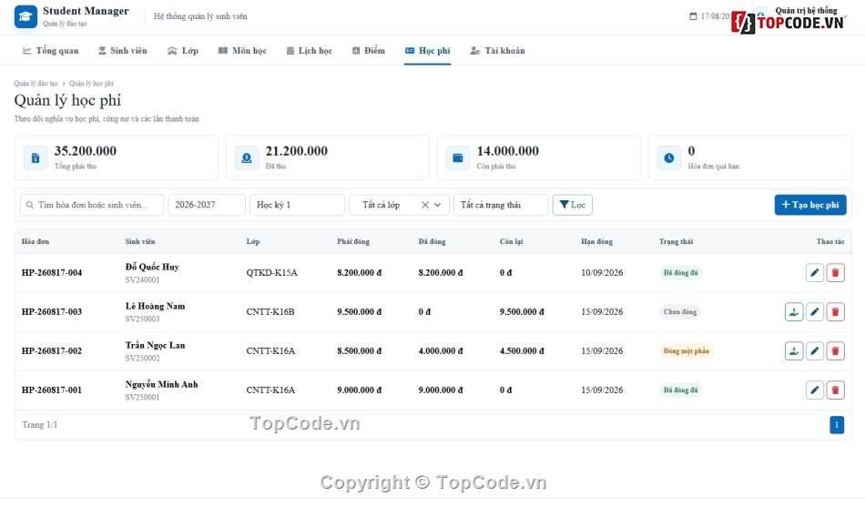 Hệ thống quản lý,php & mysql,php mysql